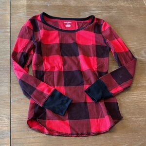 Old Navy Red and Black Plaid Shirt